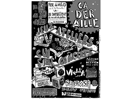 Affiche du festival "Ça Déraille"