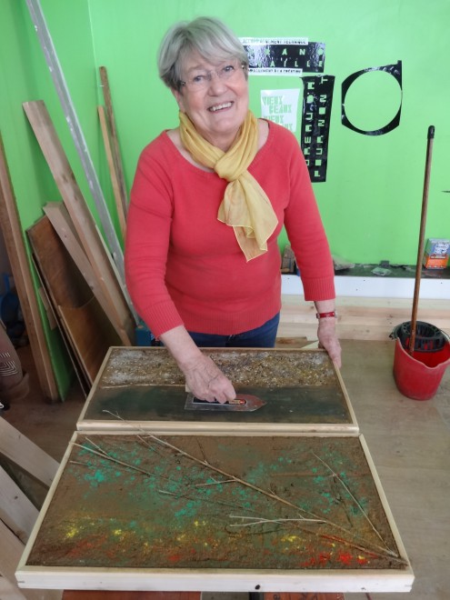 Participation d'une artiste de la rue