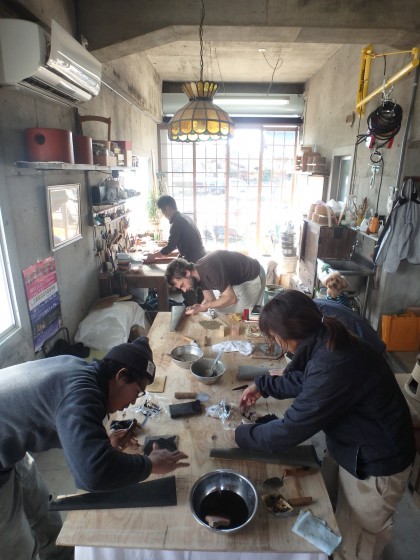 Lesson et entrainement à la technique du Migaki, atelier MATSUKI